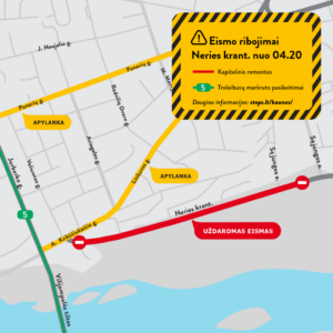 laikinai keičiami viešojo transporto maršrutai